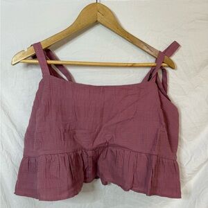 Torrid Dusty Pink Textured Top